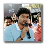 Vijay at Hyderabad